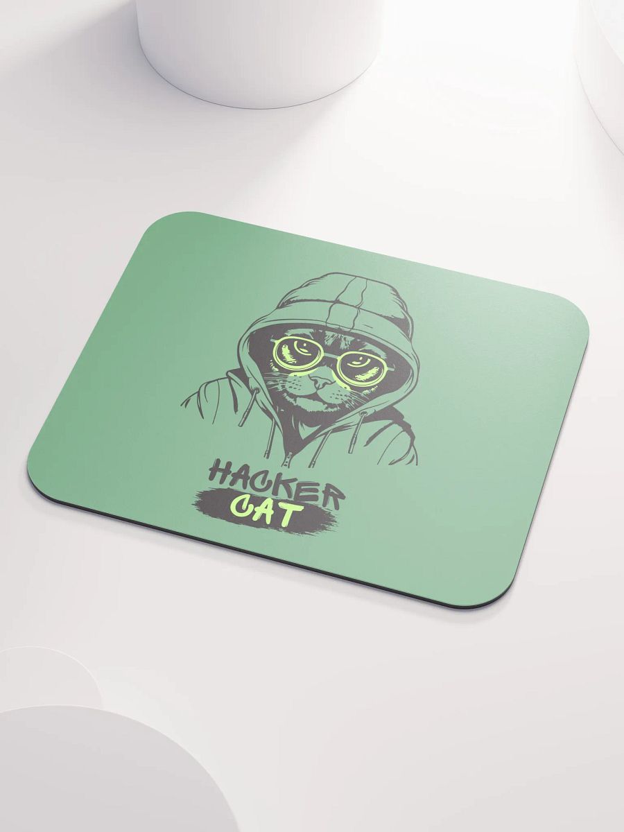 Hacker Cat Mouse Pad product image (3)