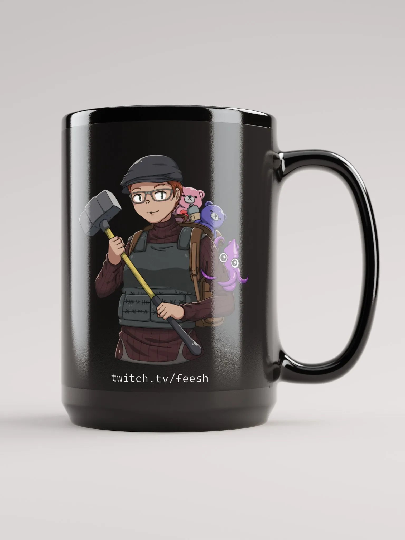 Diane Coffee Mug [black 15oz] product image (1)