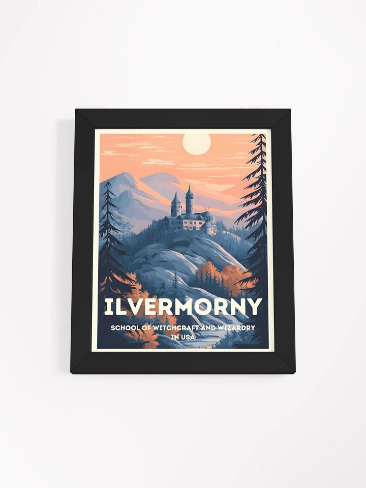 Ilvermorny Magical School Vintage Travel Poster product image (1)