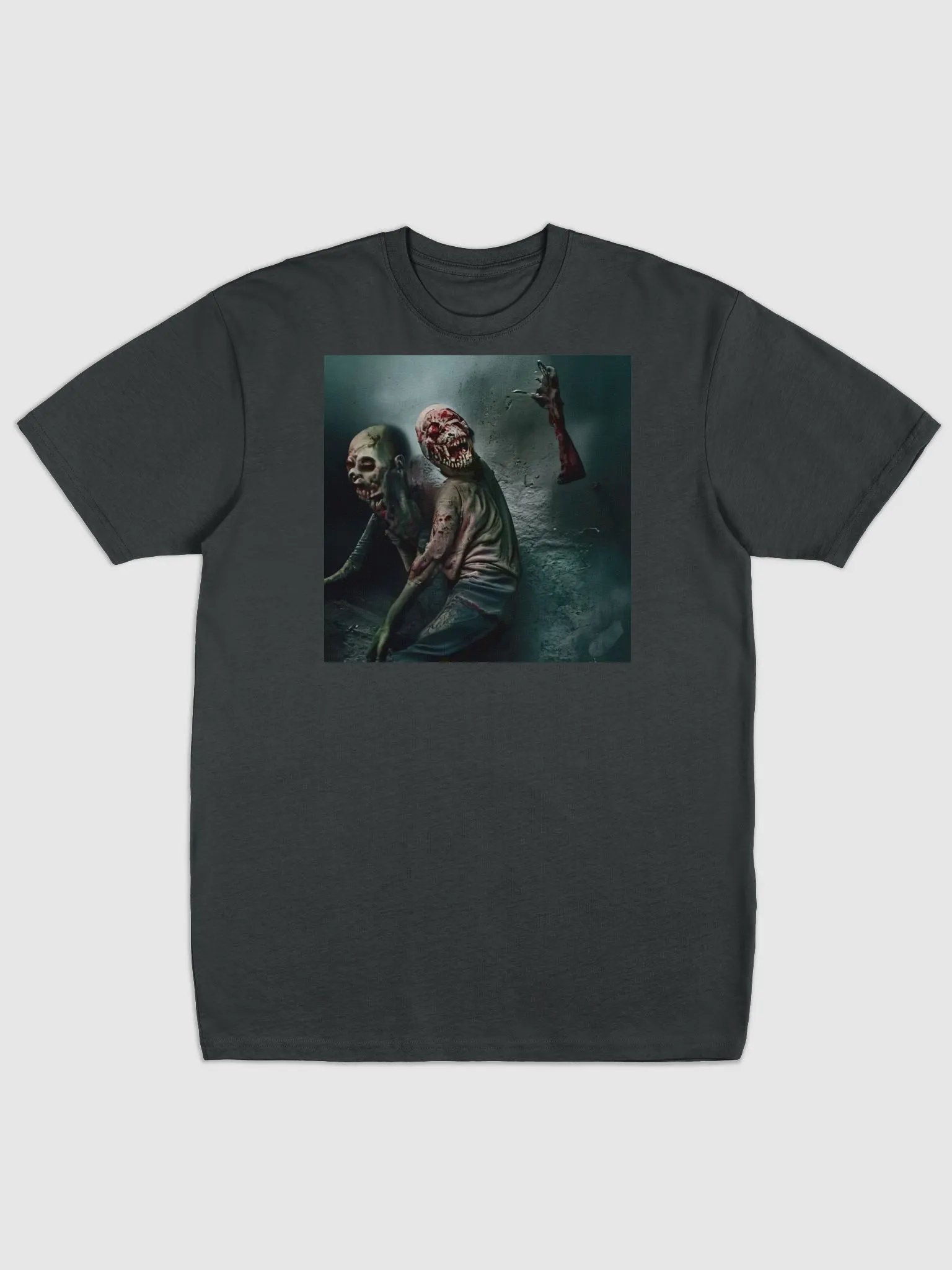 Zombie Melt Black T Shirt product image (1)