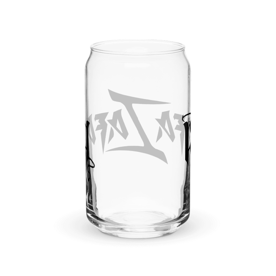 RafaZafar Logotext Can Glass (black) product image (8)