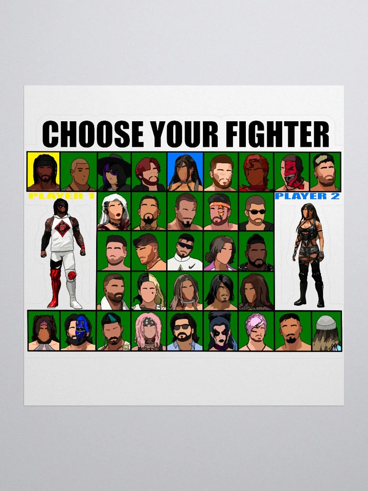 PEPW Choose Your Fighter Judah x Katlyn Sticker product image (1)