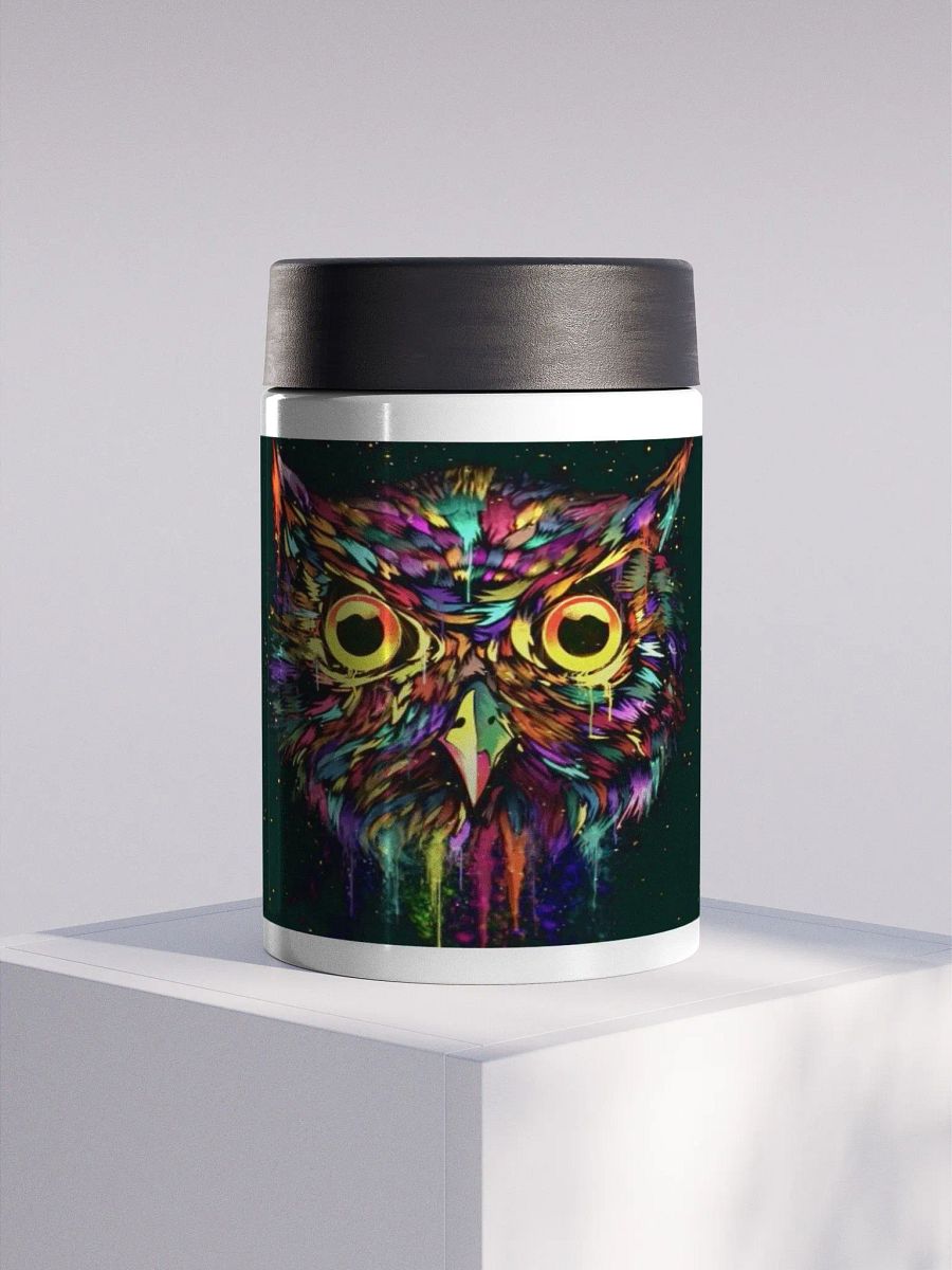 Drippy Owl Stainless Steel Koozie product image (2)