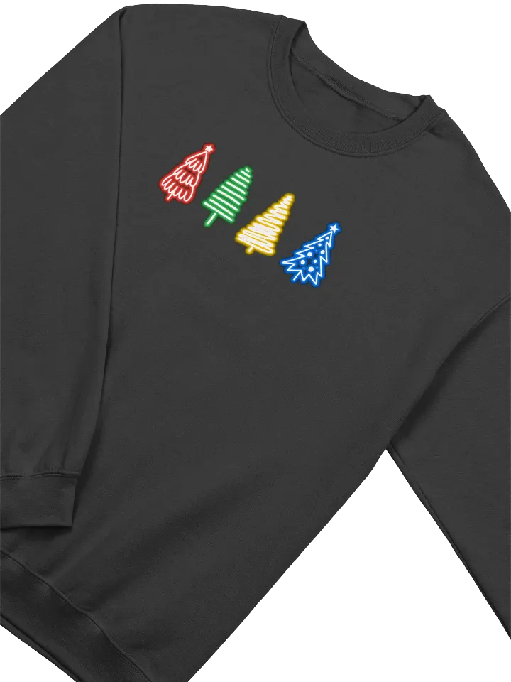 Neon Christmas Tree Sweatshirt 3545 product image (6)