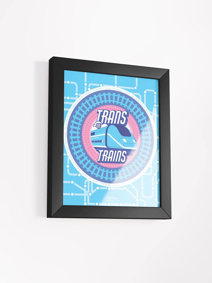 Trans on Trains 8x10 framed poster product image (6)