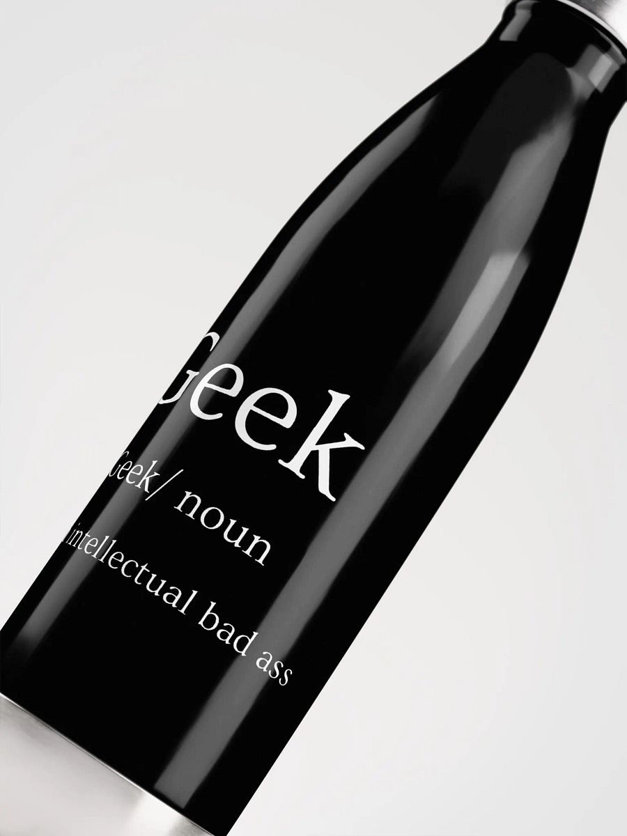 Geek Stainless Steel Water Bottle product image (5)