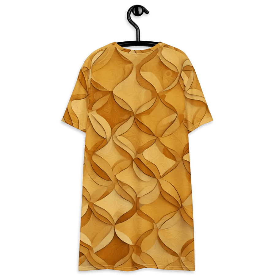 Honeycomb Symmetry T Shirt Dress product image (8)