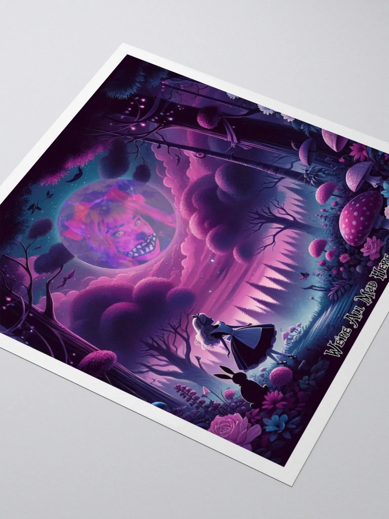 We're All Mad Here - Cheshire Cosplay Sticker product image (7)