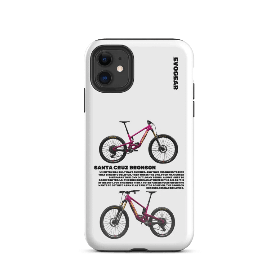 White Bronson iPhone Case product image (2)