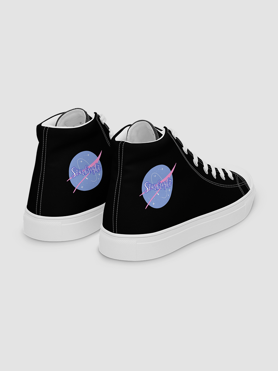 Black Starbright The Band Women's High Top Canvas Shoes product image (8)