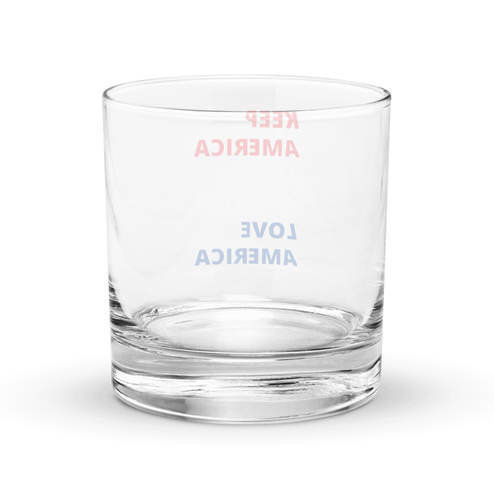 K A M A L A Red, White and Blue Chromatic Rocks Glass product image (4)
