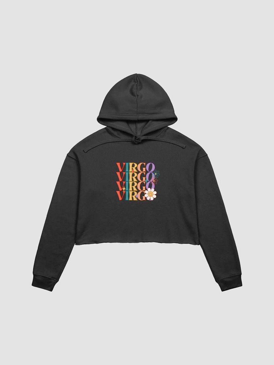 Virgo Groovy Cropped Hoodie product image (1)