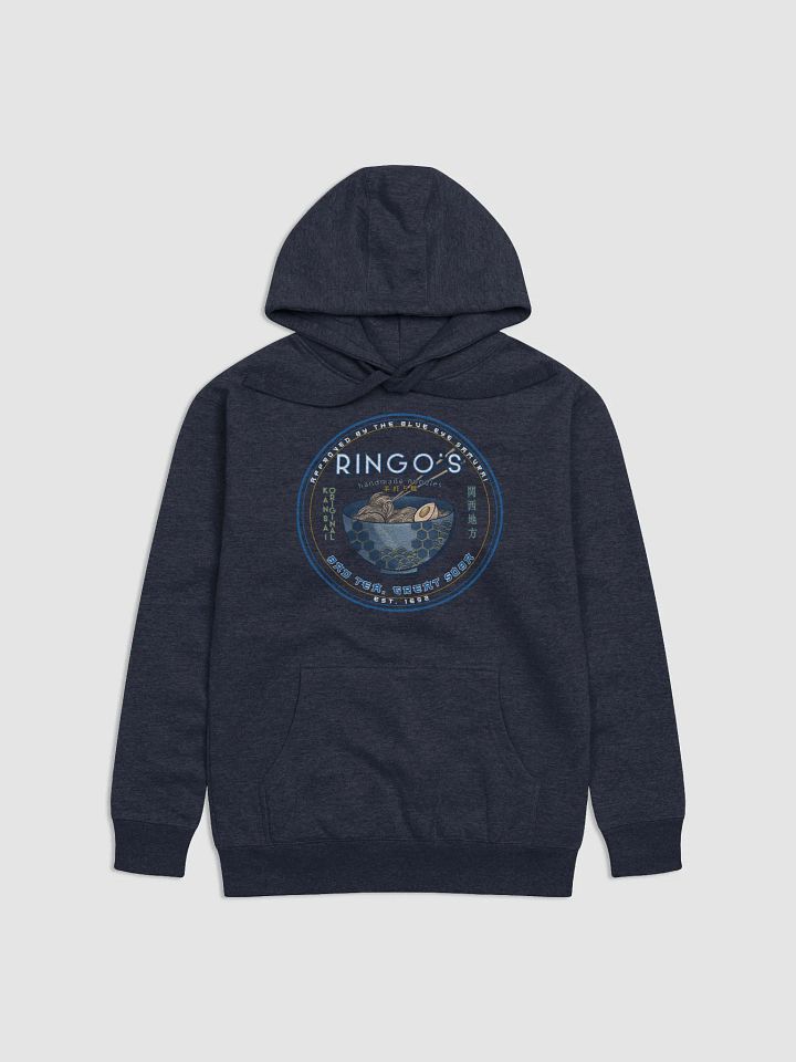 Ringo's Handmade Noodles Logo Hoodie | Blue Eye Samurai Inspired Sweatshirt product image (1)