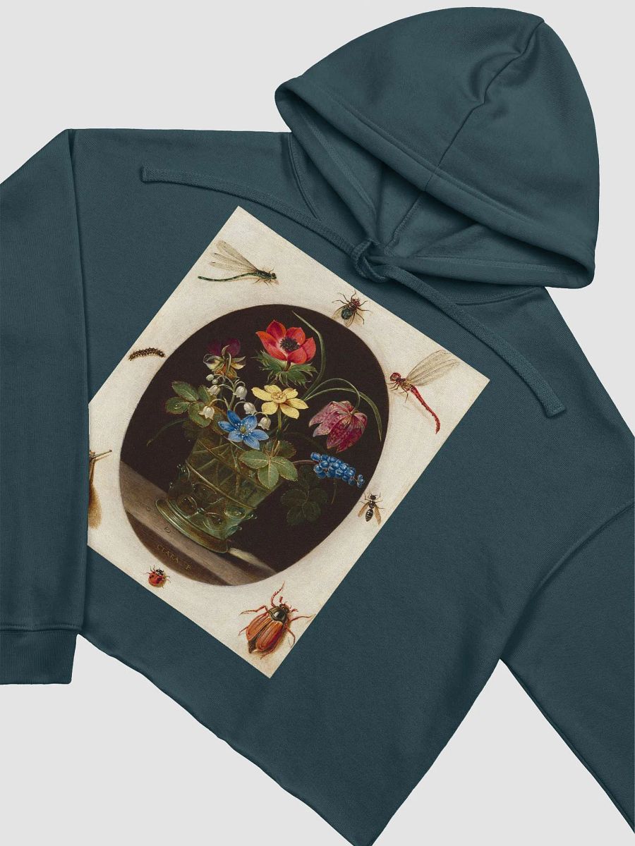 Flowers by Insects Crop Top Hoodie product image (18)