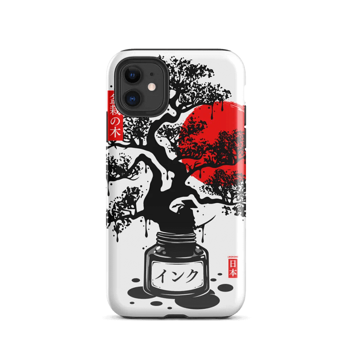 Black Bonsai Japanese Ink iPhone® Tough Case product image (24)