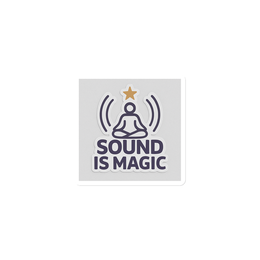 SOUND IS MAGIC — Vibration Is Power Magnet product image (1)