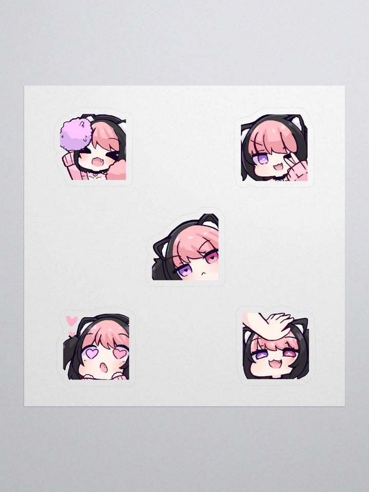 strawb kiss-cut sticker sheet product image (1)