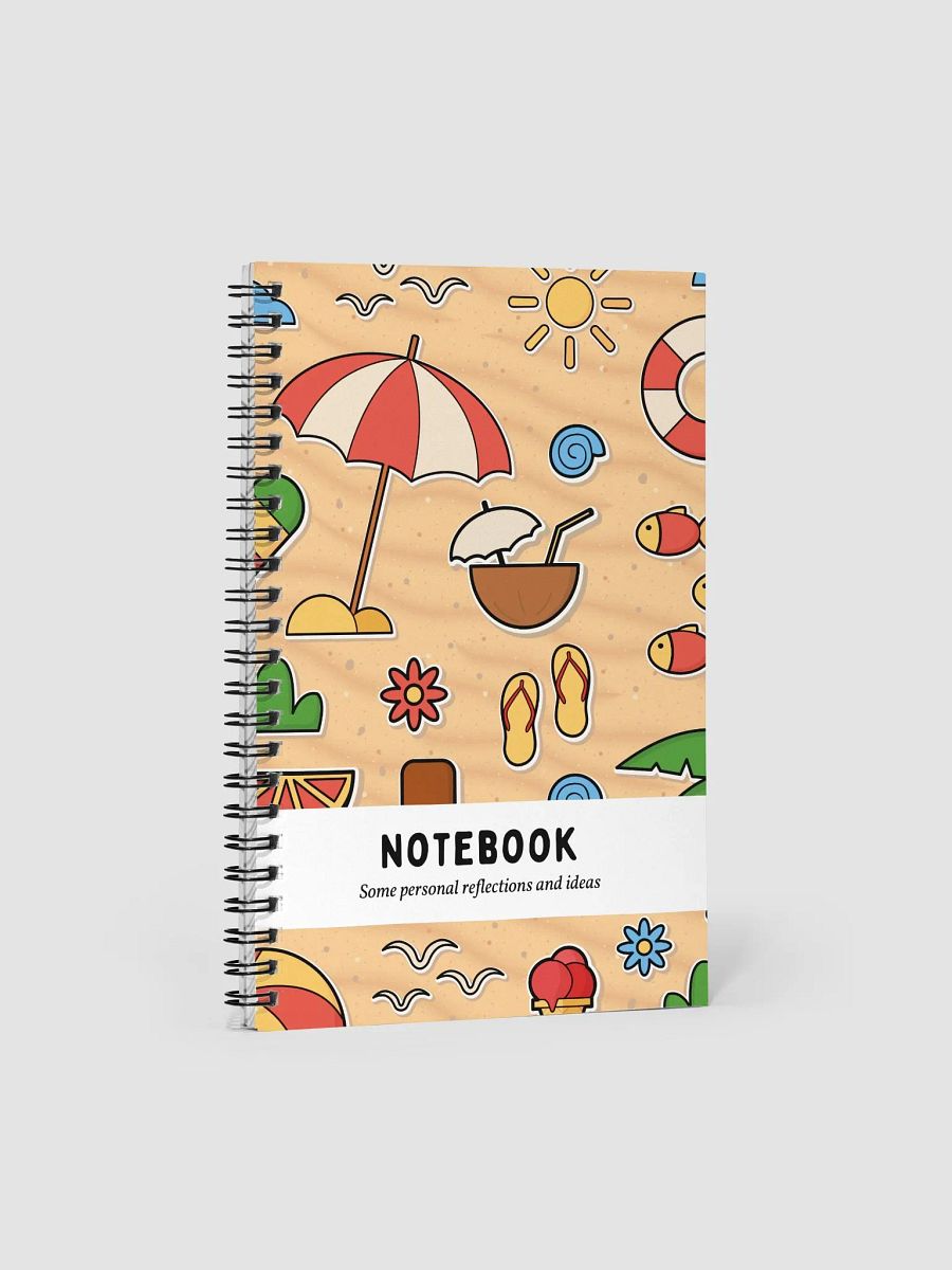 Vacation Reflections Spiral Notebook product image (1)