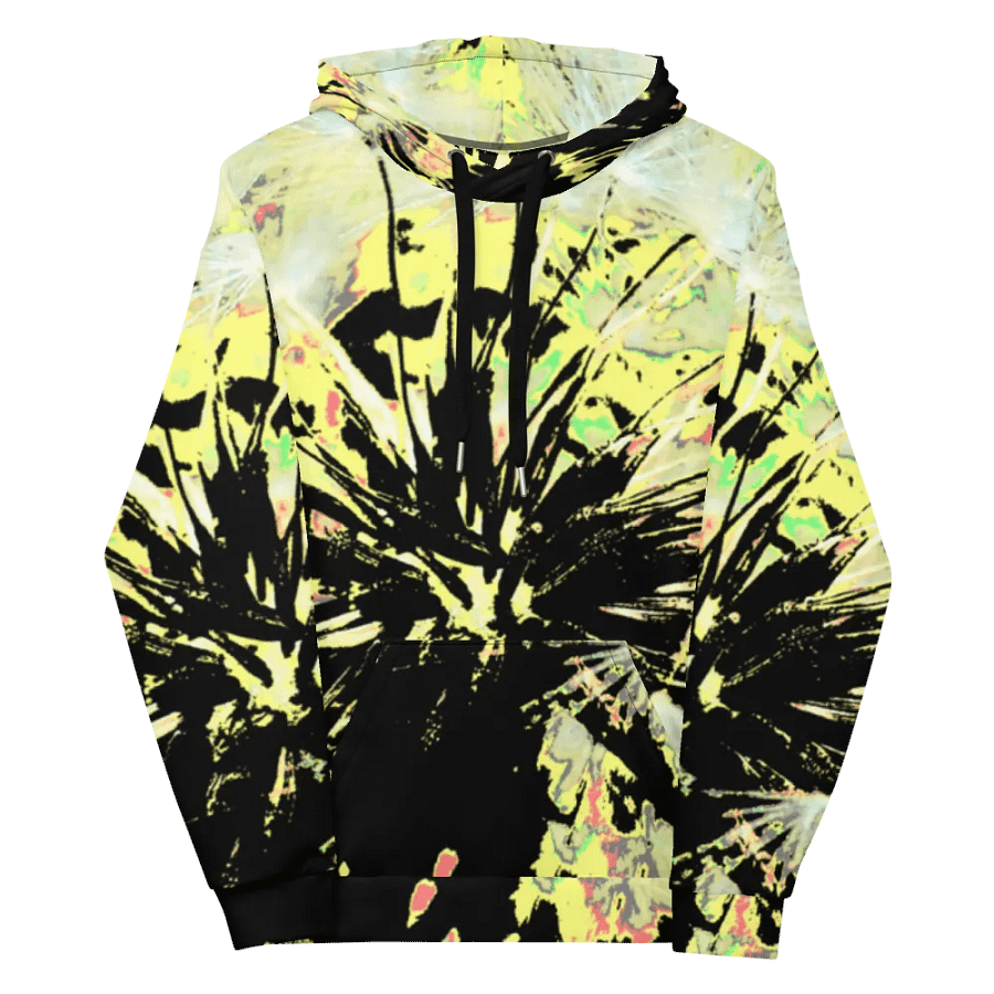Energetic Abstract Dandelion Seeds Unisex Pull Over Hoodie product image (12)