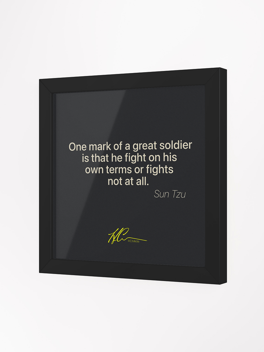 Sun Tzu Q5 - Framed Poster product image (2)