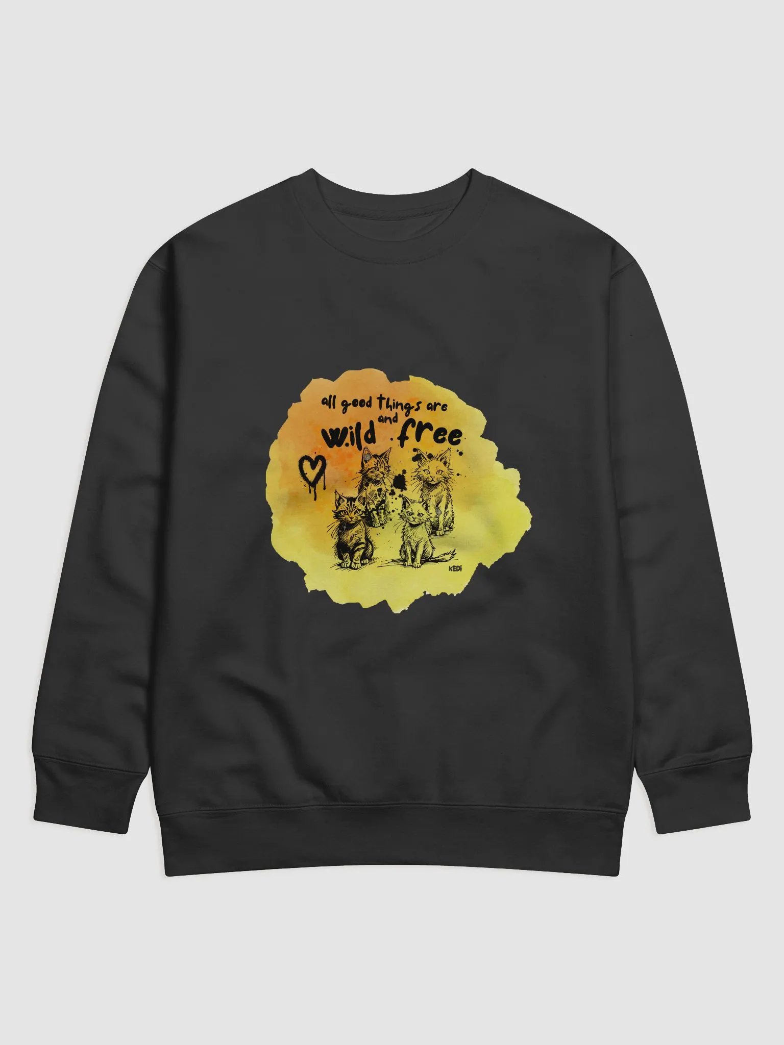 Wild and Free Cats Sweatshirt product image (2)