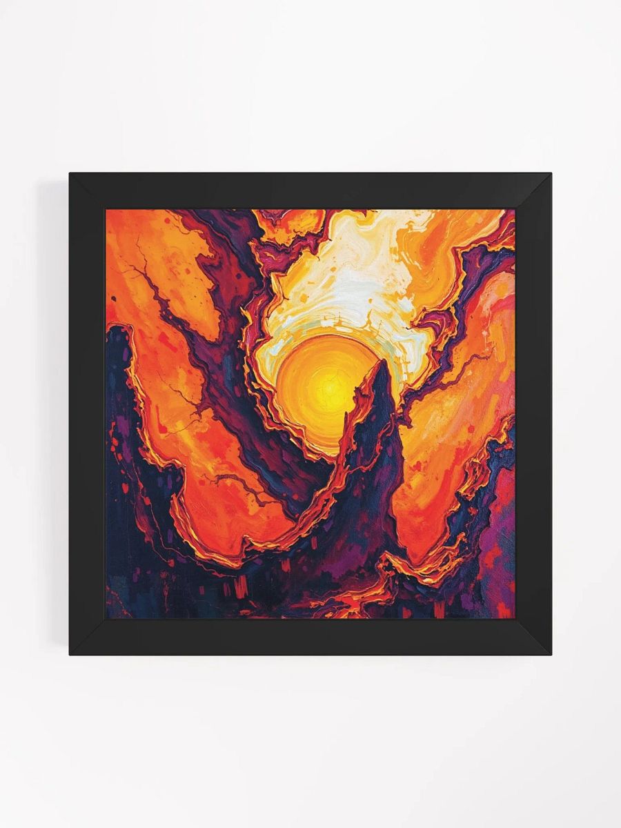 Radiant Sunburst Framed Print product image (17)