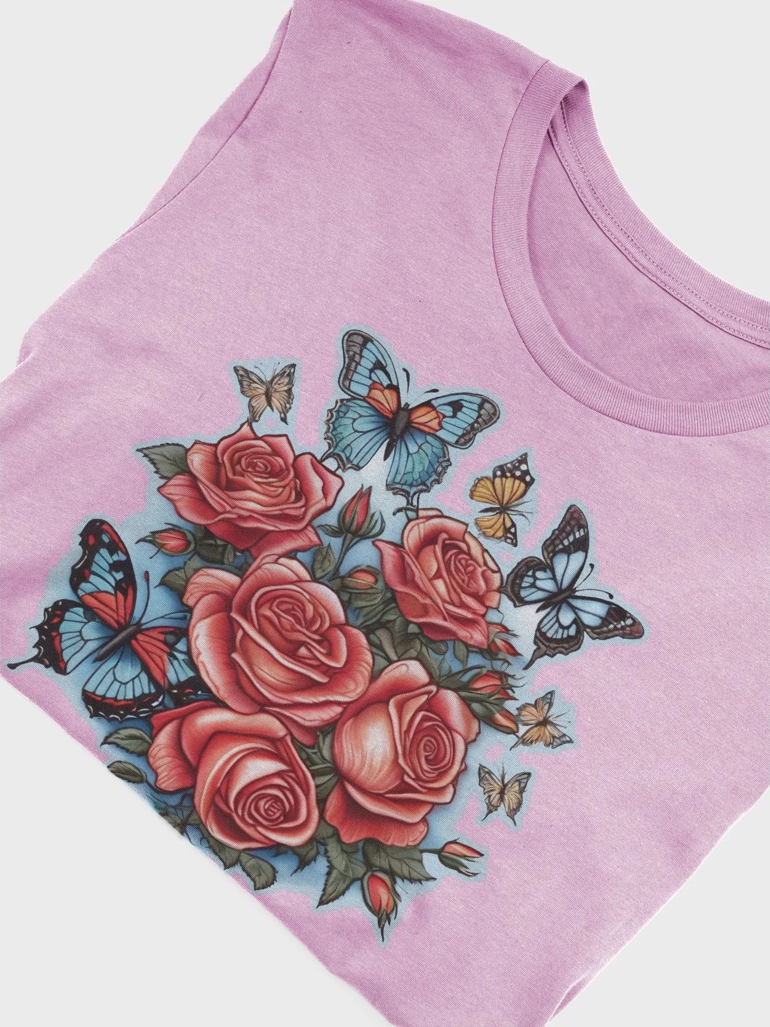 Beautiful Butterflies and redl Roses Supersoft T-Shirt product image (33)