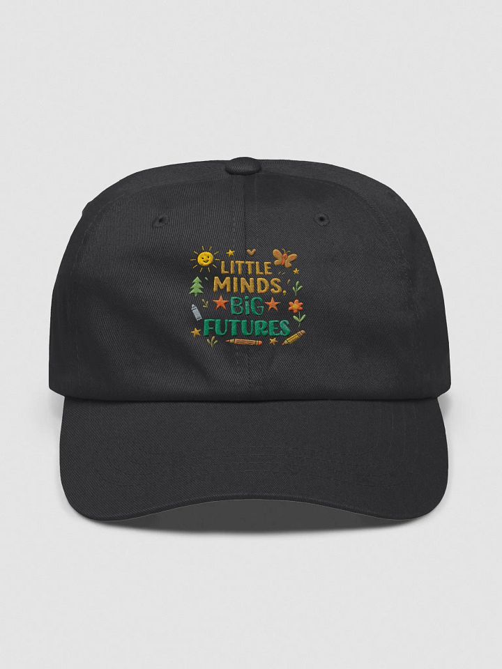 Little Minds Big Futures Hat – Embroidered Retro Teacher Cap product image (1)