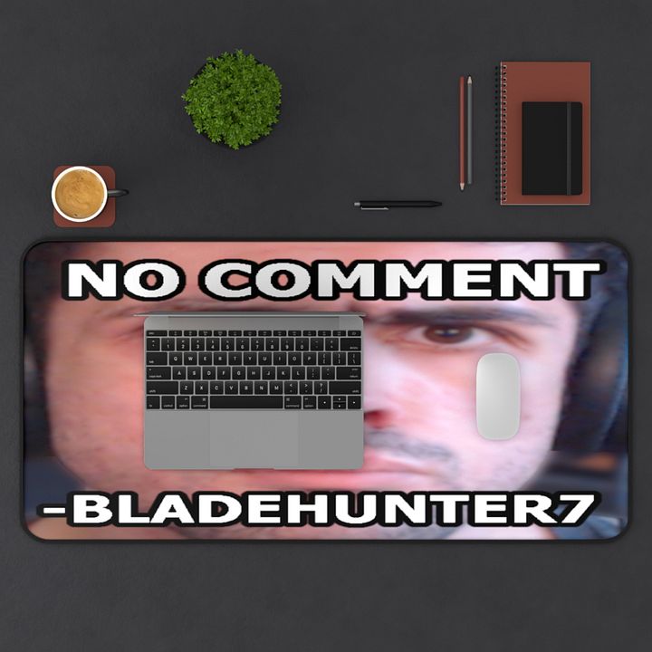 No Comment Bladehunter7 Mouse Pad 16” x 32” product image (2)