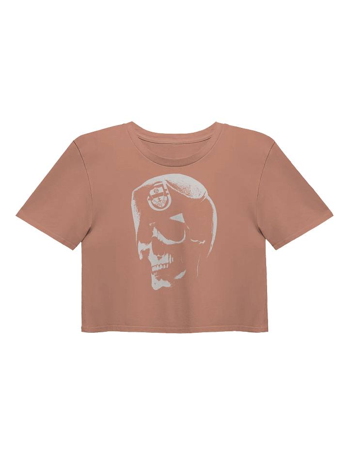 Women's Beret Skull Crop Top product image (1)