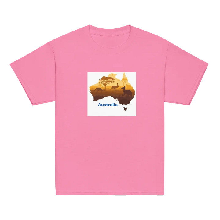 T-Shirt Kids Australia Flag with Kangaroo product image (2)