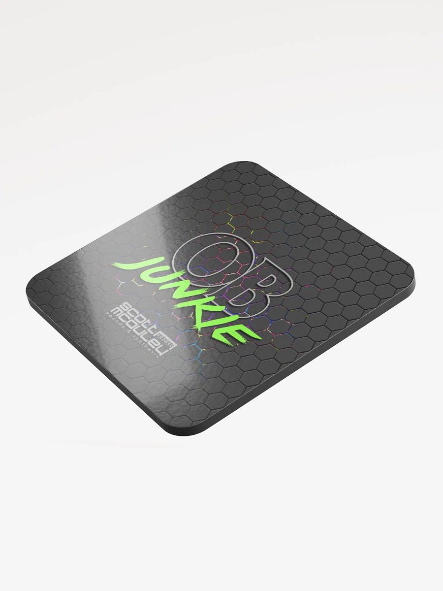 OB Junkie Glossed Cork Coaster product image (3)