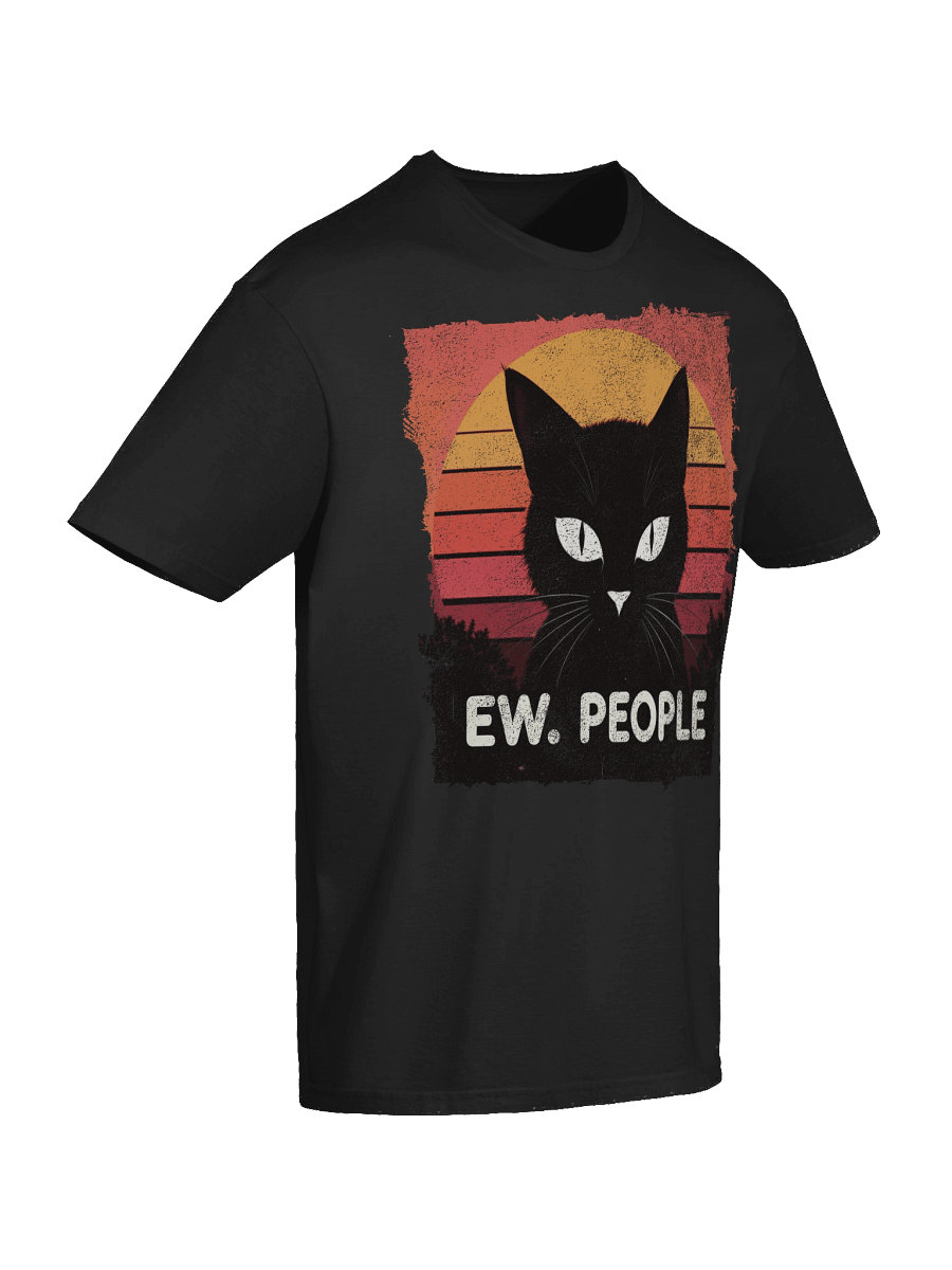 Ew. People Retro Cat T-Shirt product image (58)