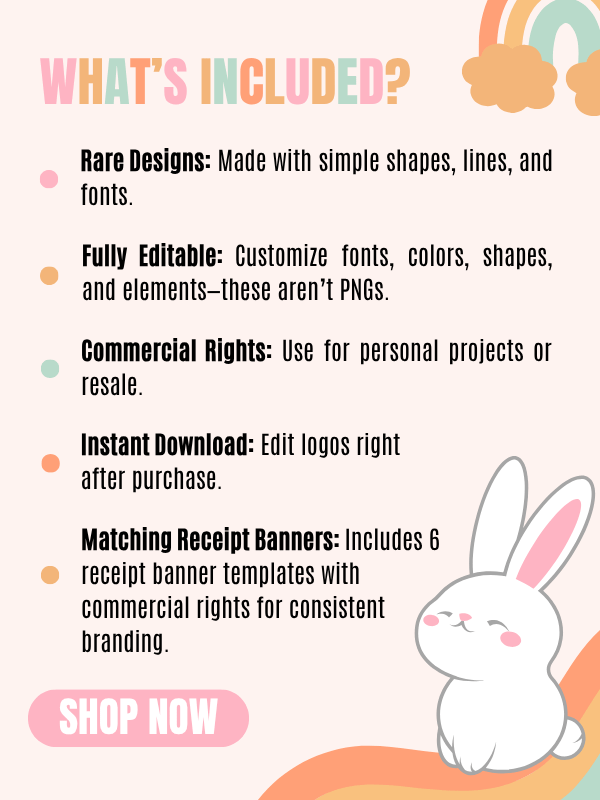 MRR & PLR Whimsical Logo Branding Bundle product image (8)