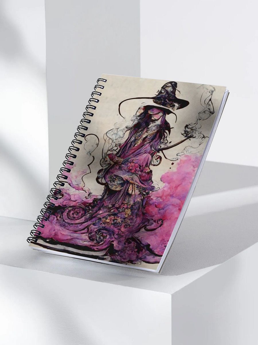 Mystical Robed Figure Spiral Notebook product image (3)