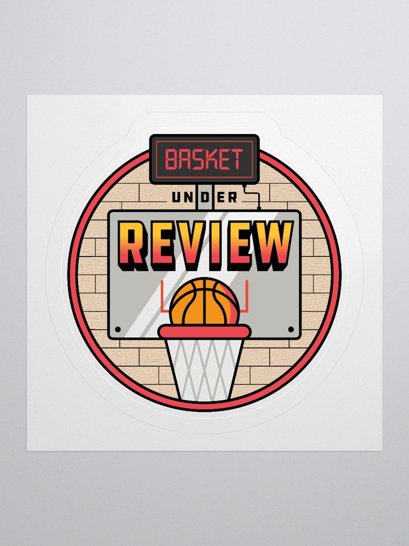 Basket Under Review Sticker