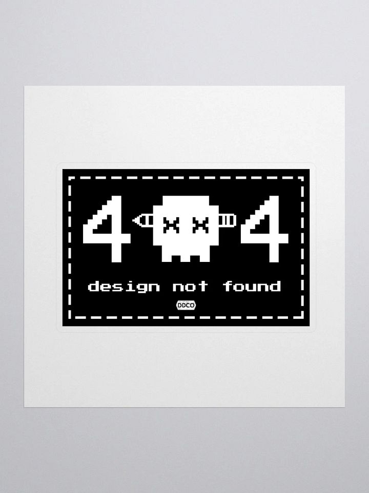 404 Design Not Found - Sticker product image (1)