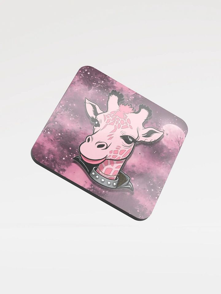 Gothic Safari Cork Coaster - Giraffe product image (1)