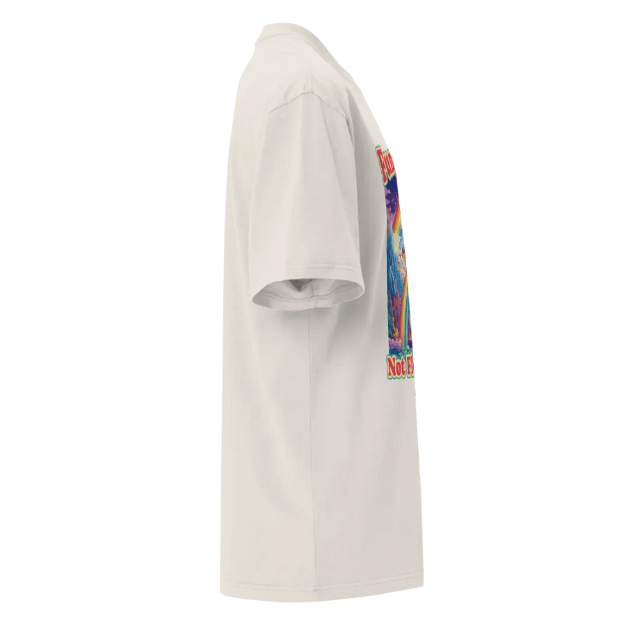 Functioning Not Flourishing Oversized Faded T-Shirt – Unicorn & Rainbow Edition product image (6)