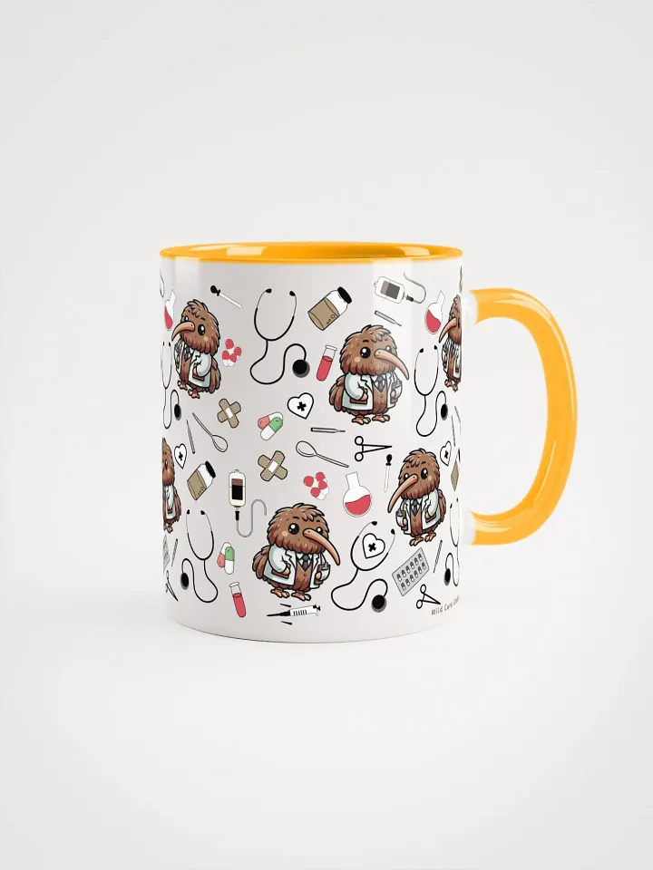 Cute Medical Coat Kiwi Ceramic Mug product image (1)