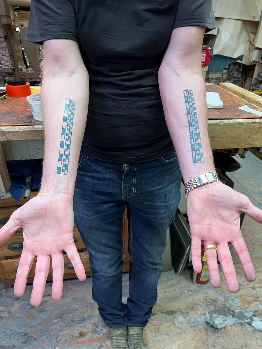 Adam Savage #39 s Temporary Ruler Tattoo (2 pack) Tested