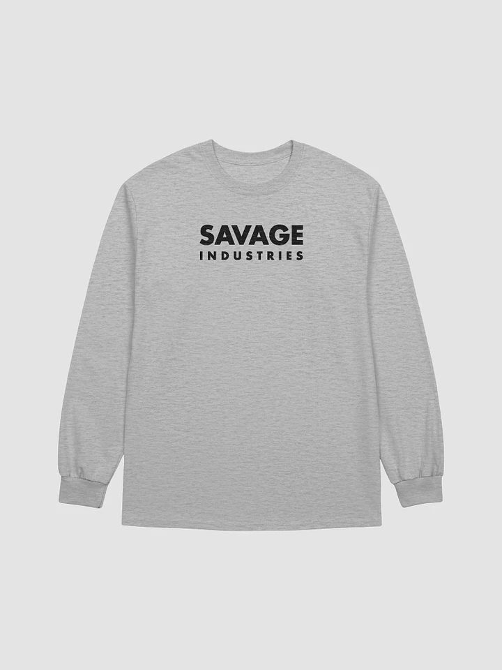 Savage Industries - Black logo (Classic Long Sleeve) product image (1)