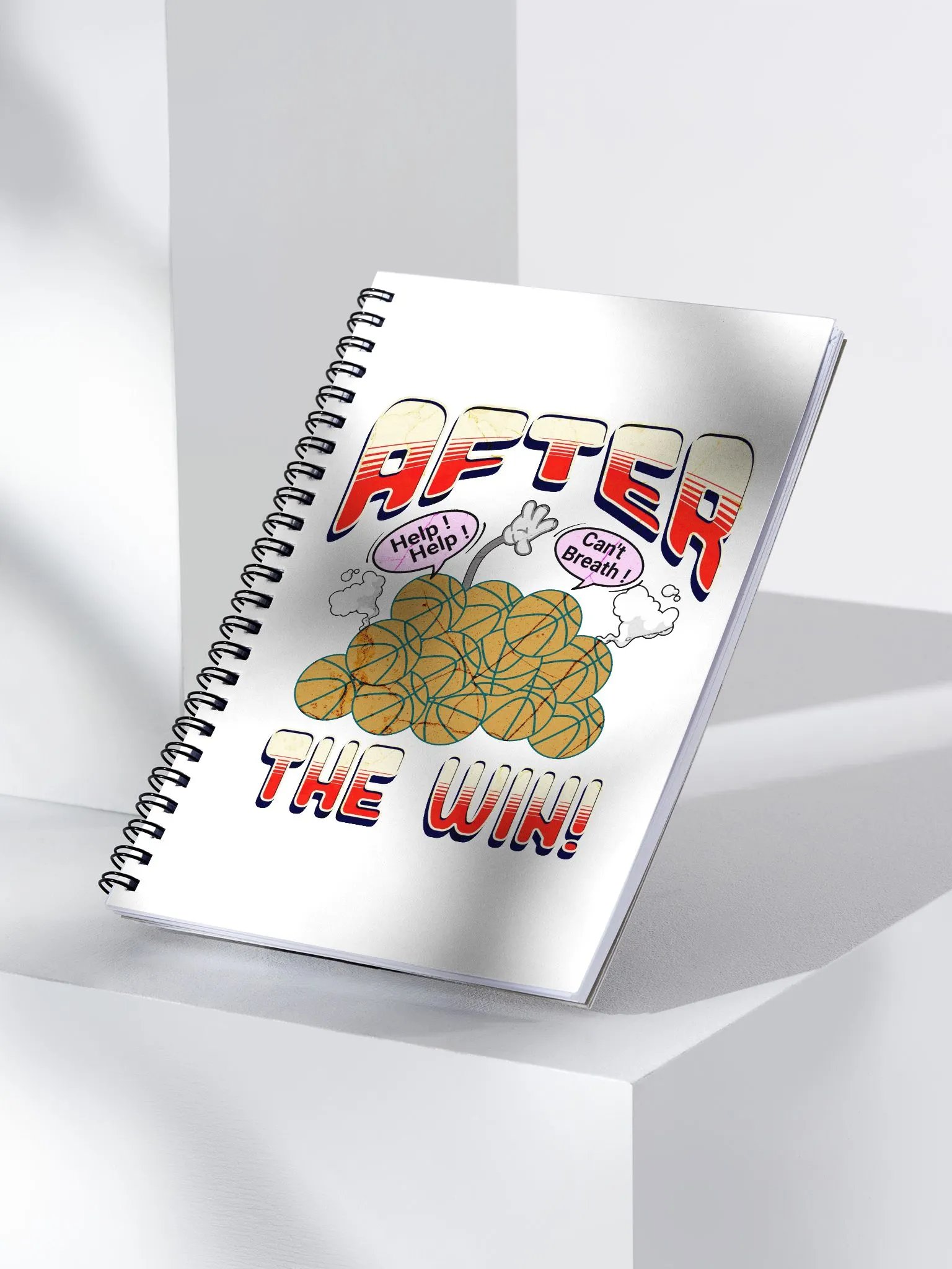After The Win Basketball Spiral Notebook product image (3)