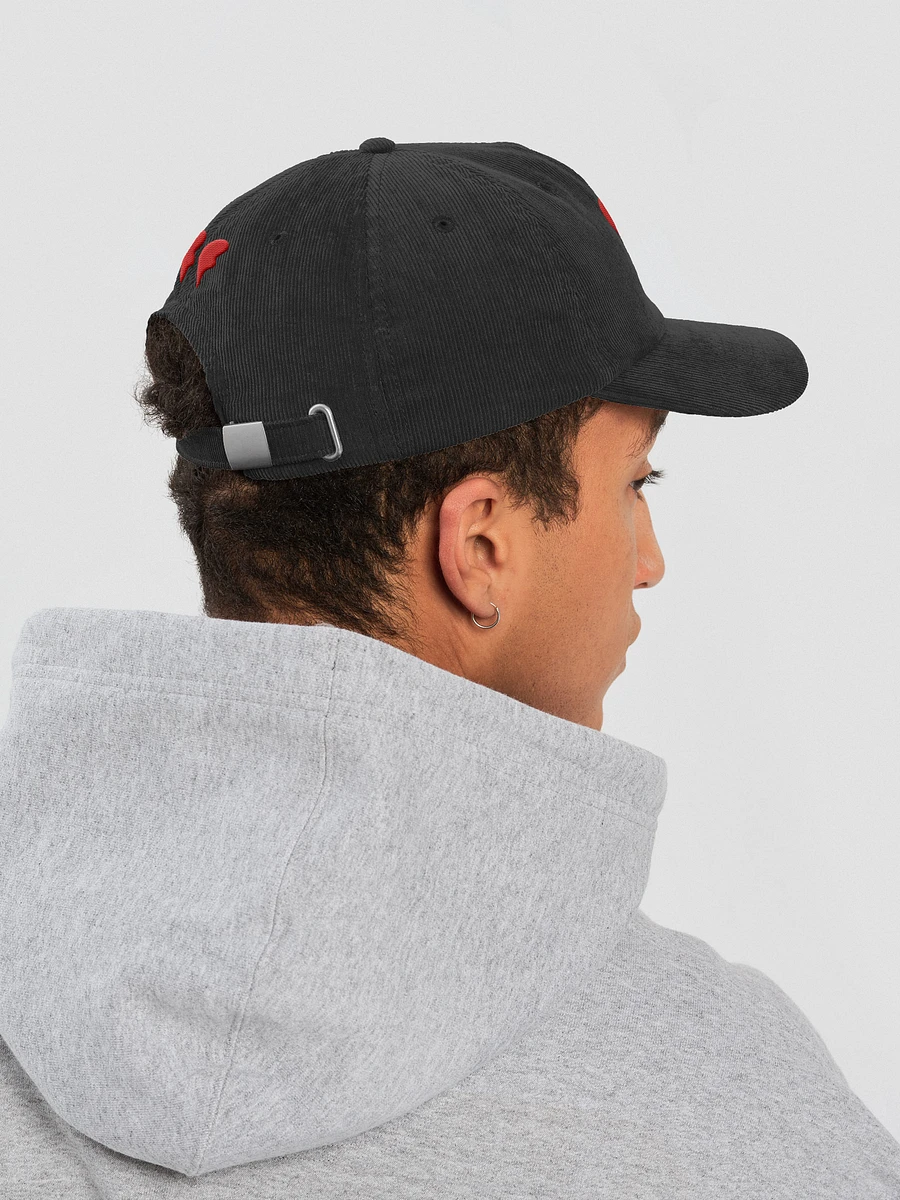 Red FF · corduroy dad hat product image (8)