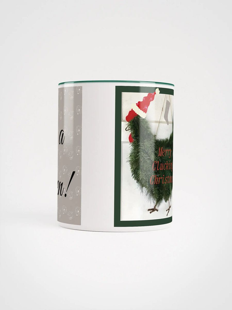 Merry Clucking Christmas Mug product image (4)