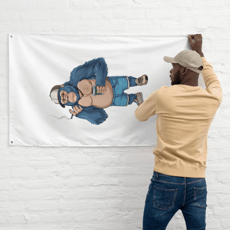 Blue Gorilla Flag product image (2)