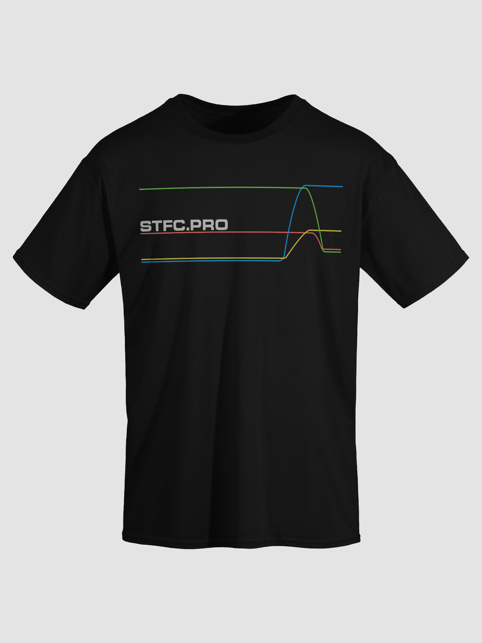 80s Inspired STFC.PRO graph lines t-shirt product image (28)