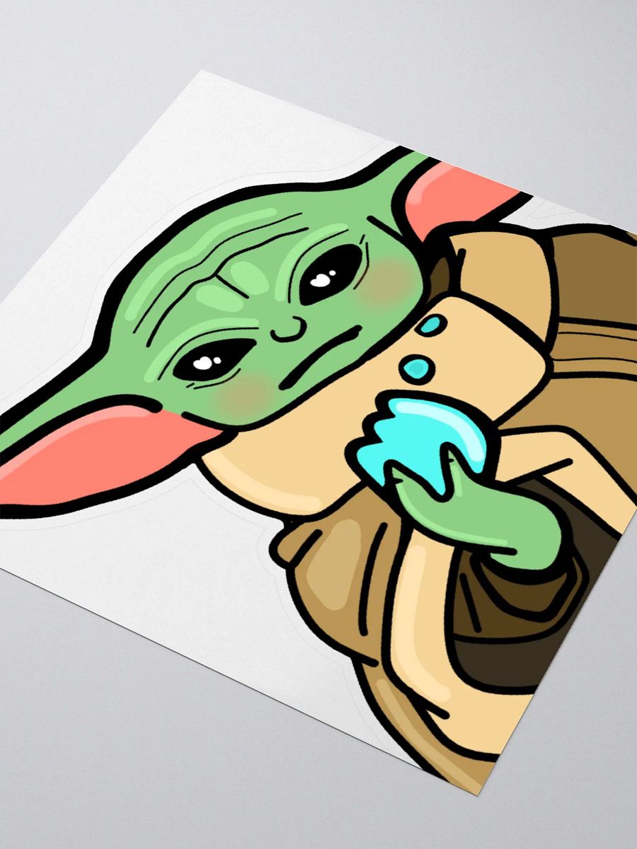 Grogu Snack Emote Sticker product image (3)