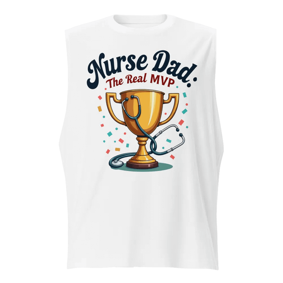 Nurse Dad MVP Trophy Muscle Tank product image (1)