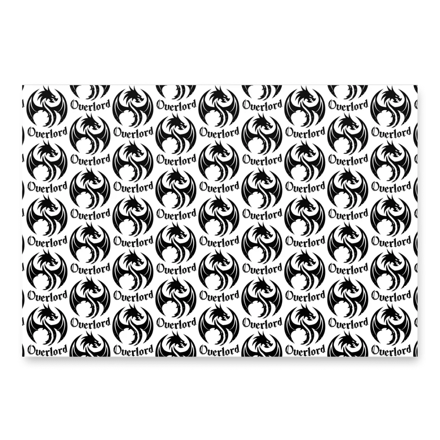 Overlord Wrapping Paper (Black) product image (2)